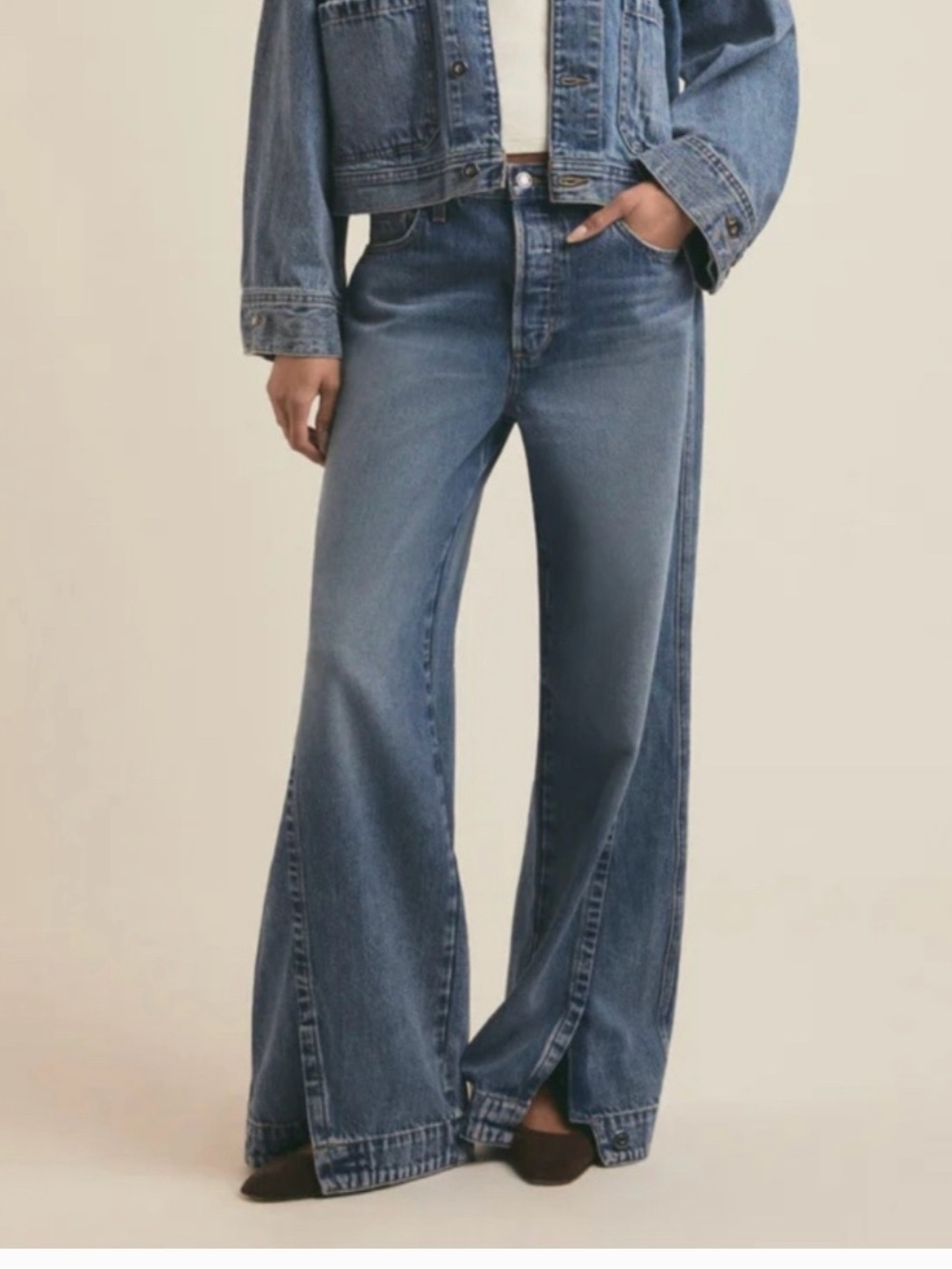 Brand New Favorite Daughter - THE OLIVER ULTIMATE BAGGY WIDE LEG size 30